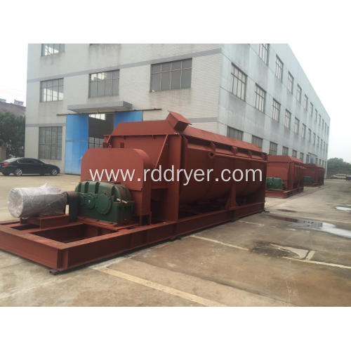 Horizontal sewage drying machine